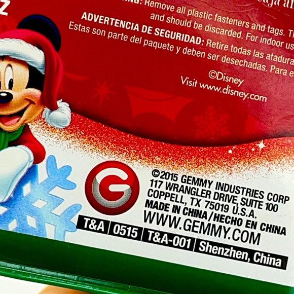 Disney "Mickey Mouse, Pluto & Goofy" Christmas Jack in the Box Toy 2015 - Picture 9 of 9